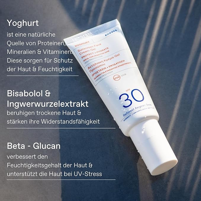 KORRES KORRES Yoghurt SPF30 Face Sun Cream Gel 40ml - Image 5