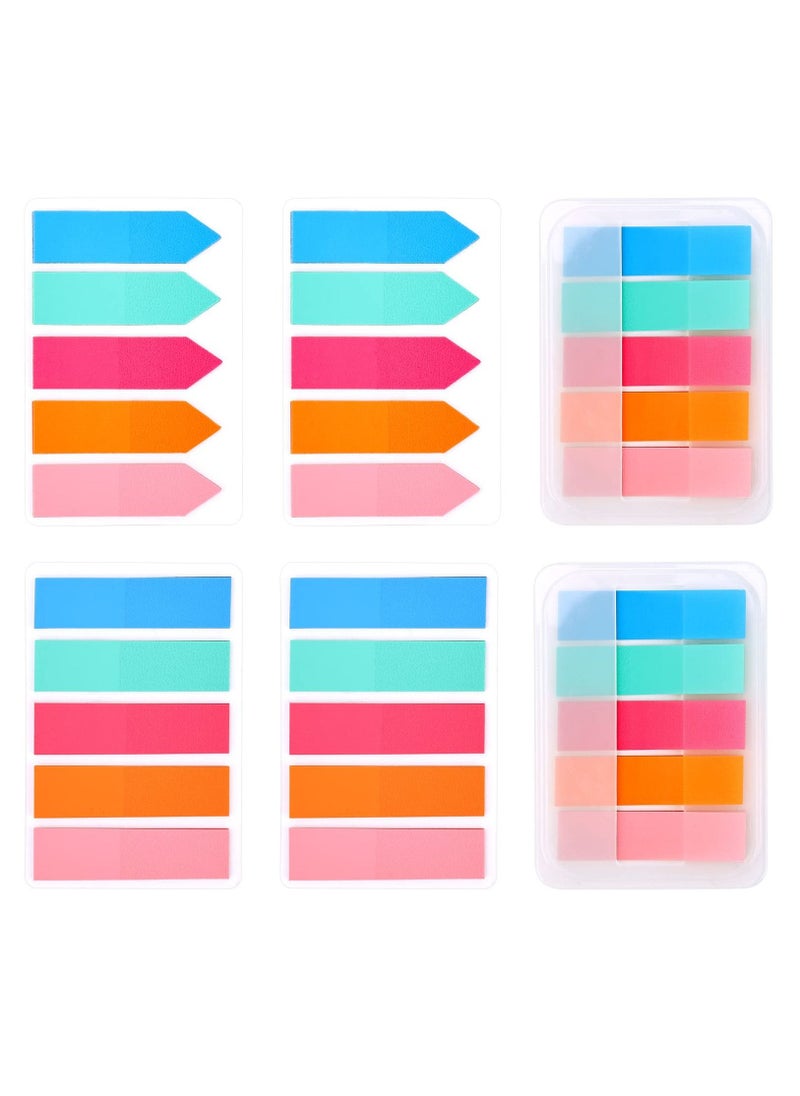 SYOSI 750pcs Index Tabs Flags, Self-Adhesive Sticky Tabs Page Tabs Writable Book Markers Page Flags for Reading Index, File Folders, Book Notes - Easy to Remove (Candy Color)  - Image 1