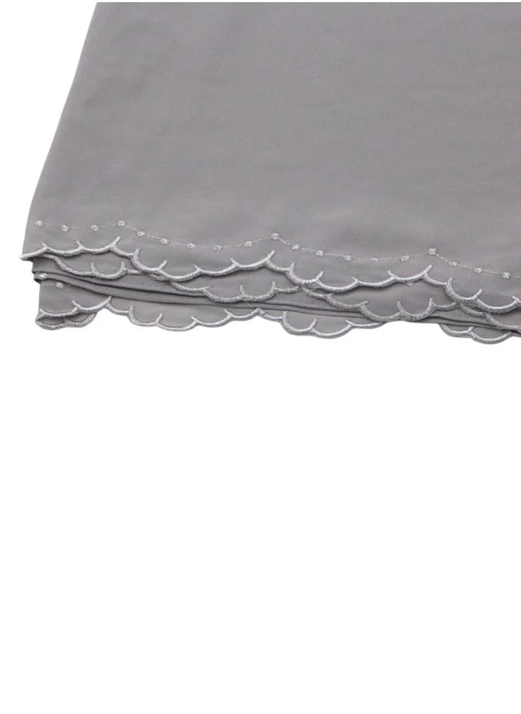 D'Daniela D' Daniela - Stacy Chiffon Scarf Muslim Shawl - Grey