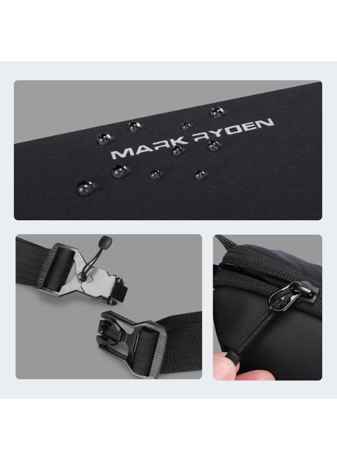 MARK RYDEN 411 Grey Crossbody Bag - Stylish, Water-Repellent, and Functional for Urban Travel Grey