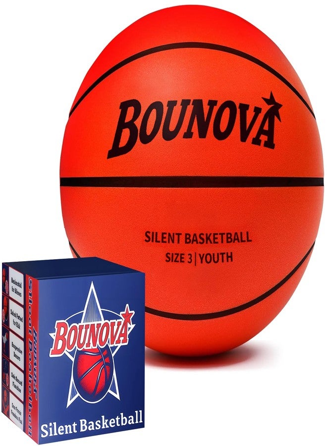 BOUNOVA Silent Basketball | Real Feel Powerful Bounce | Elegant Gift Box Packaging | Pro-Grade PU Foam Indoor Basketballs for Quiet Dribbling & Training - Image 1