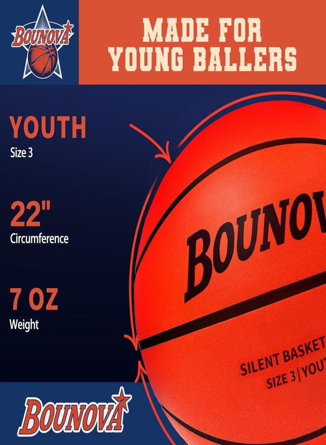 BOUNOVA Silent Basketball | Real Feel Powerful Bounce | Elegant Gift Box Packaging | Pro-Grade PU Foam Indoor Basketballs for Quiet Dribbling & Training - Image 3