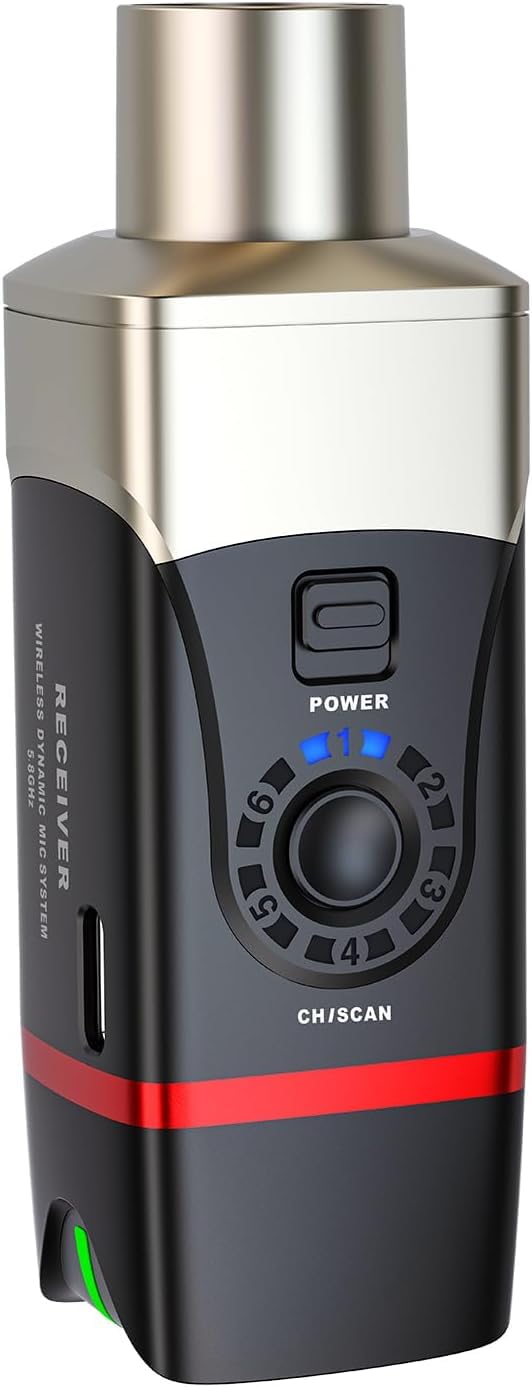 Xvive U35 Wireless Microphone System Receiver 58GHz Wireless XLR Receiver U35 RX Only - Image 2