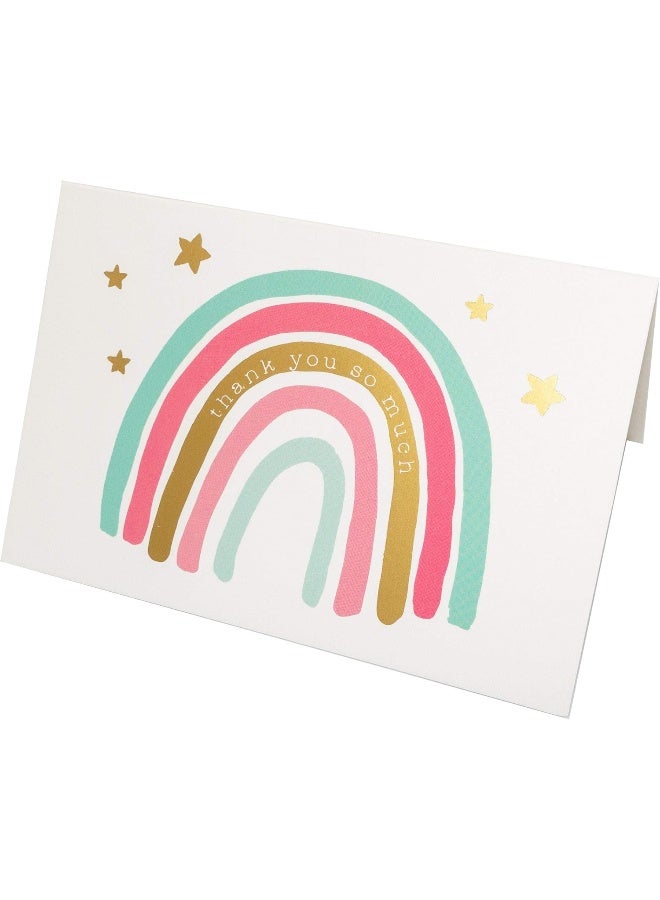 Gooji 4x6 Gold Foil Baby Starry Night Thank You Cards (Bulk 36-Pack) Matching Peel-and-Seal White Envelopes | Assorted Set, Watercolor Graphics - Image 4