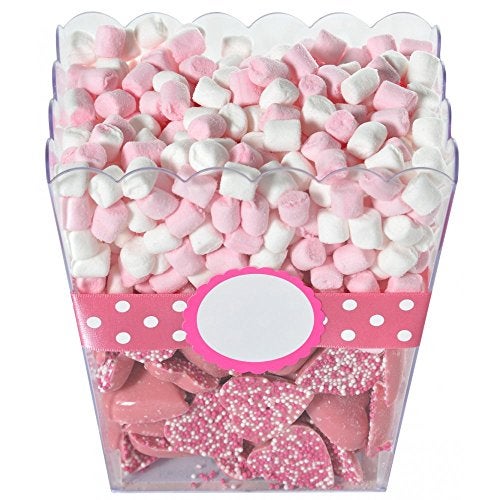 Amscan Medium Scalloped Plastic Container - 6" - Clear - 1 Pc. - Image 3