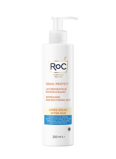 RoC Soleil-Protect Refreshing Skin Restoring Milk After-Sun 200Ml  - Image 1