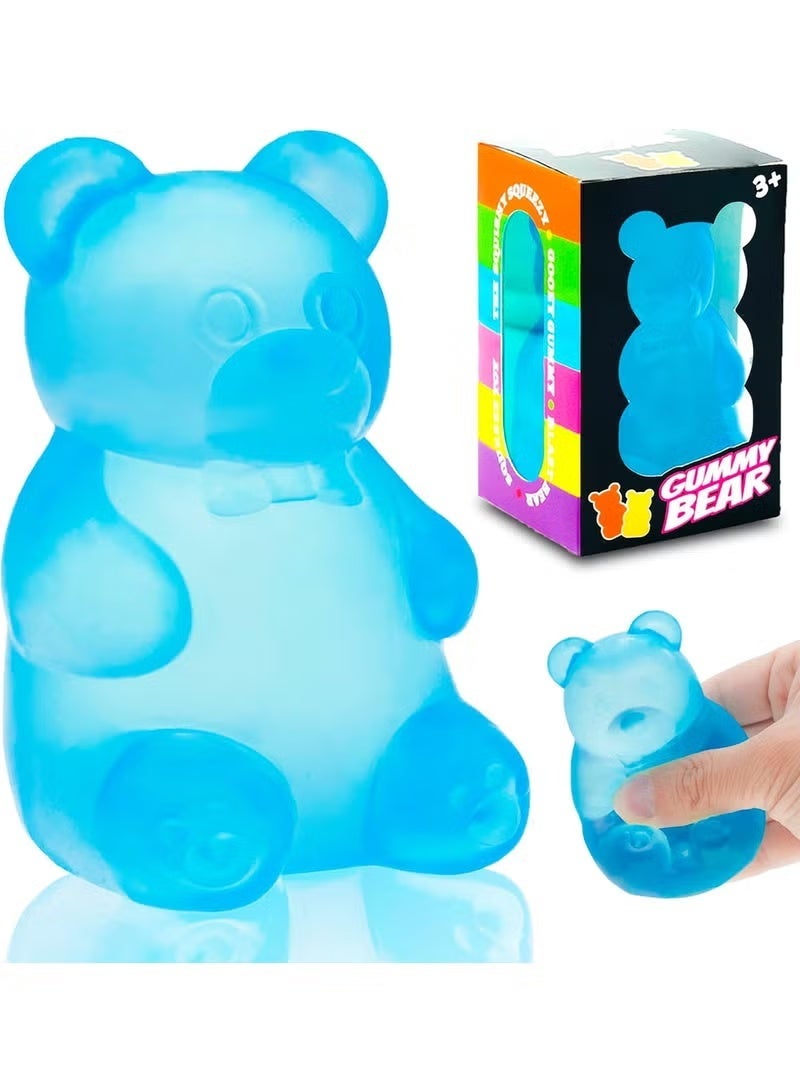 مساحة باردة ألعاب ضغط ناعمة للكبار، كرات ضغط على شكل دببة مطاطية لتخفيف التوتر، ألعاب ضغط محشوة بالسكر لتخفيف التوتر لدى الأطفال، كرات ضغط عالية الكثافة لتهدئة الطلاب، ألعاب ضغط فائقة النعومة لتخفيف القلق - Image 2