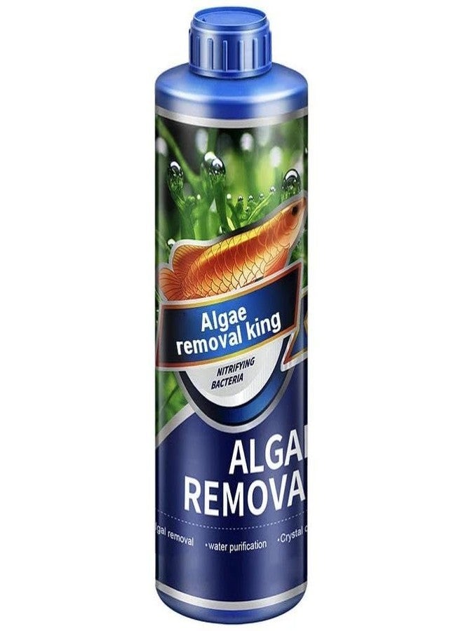 VISIONEX Algae Moss Remover, Fast-Acting Safe for Fish Plants Tank Cleaner, 200ml Liquid Formula Prevents Future Growth, All Tank Sizes Water Treatment Solution, Fish Tank Cleaner (200ml) - Image 1