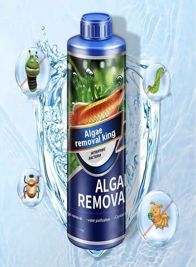 VISIONEX Algae Moss Remover, Fast-Acting Safe for Fish Plants Tank Cleaner, 200ml Liquid Formula Prevents Future Growth, All Tank Sizes Water Treatment Solution, Fish Tank Cleaner (200ml) - Image 4