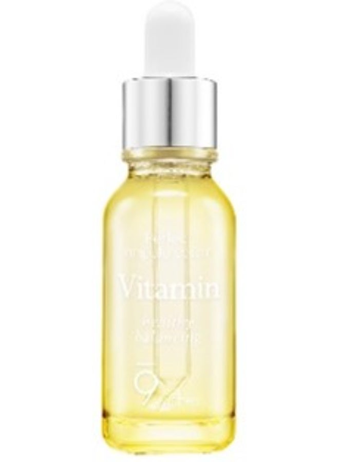 9Wishes Vitamin Ampule Serum – Brightening & Revitalizing Korean Face Serum | Fades Dark Spots, Evens Skin Tone, Boosts Radiance & Glow | Vitamin C Essence for Dull, Tired Skin 25ml