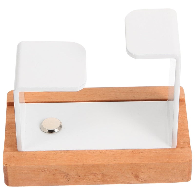 Beech Wood No Drill Wall Hook For Bathroom Towel And Washbasin Storage - Image 2
