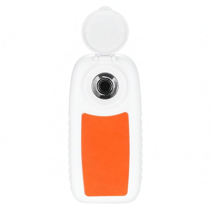 Digital Refractometer: Orange 1.5-Inch Backlit LCD Screen, ±0.2% Brix Accuracy, Automatic Temperature Compensation - Fast Effective Measurement Precision Optical Instrument for Sugar-Containing Soluti - Image 1