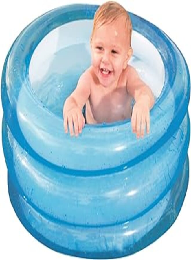 NHR All New Kiddie Bath Tub for Baby, Water Pool, Kids Swimming Pool (1 to 2 Years , Blue)