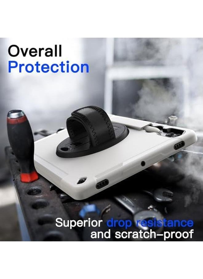 Jetech - Case For Samsung Galaxy Tab S9 Plus 12.4 Inch With Built In Screen Protector And S Pen Holder Heavy Duty Rugged Shockproof Protective Tablet Cover 360 Rotating Hand Strap Stand Beige - Image 1
