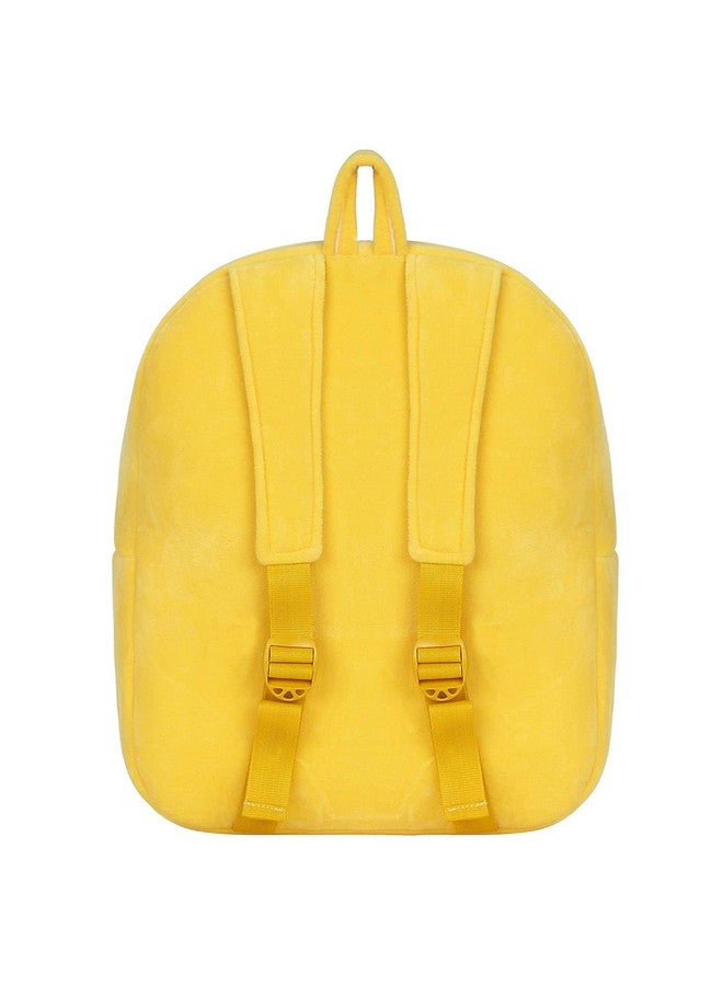blue tree School Bag for Cute Kids for (3-5 Years), Nursery Soft Plush Yellow Duck Bag for Toddlers, Mini Animal Backpack for Baby Boys and Girls - Image 5