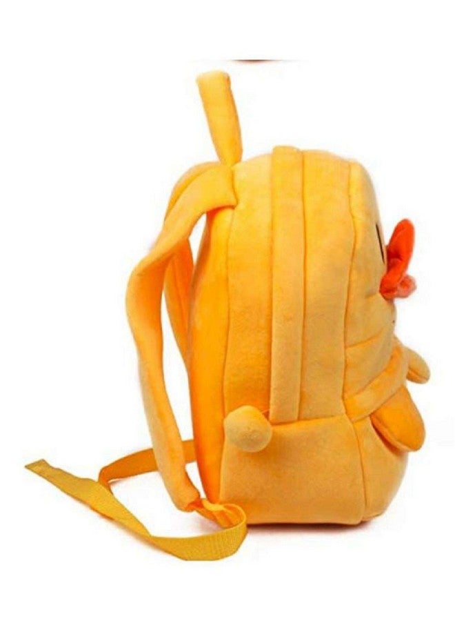 blue tree School Bag for Cute Kids for (3-5 Years), Nursery Soft Plush Yellow Duck Bag for Toddlers, Mini Animal Backpack for Baby Boys and Girls - Image 4