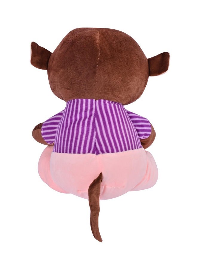 Besties Soft Stuffed Plush Monkey Animal Toy For Kids Room Home Decoration (Size. 32 Cm) (Purple)  - Image 5