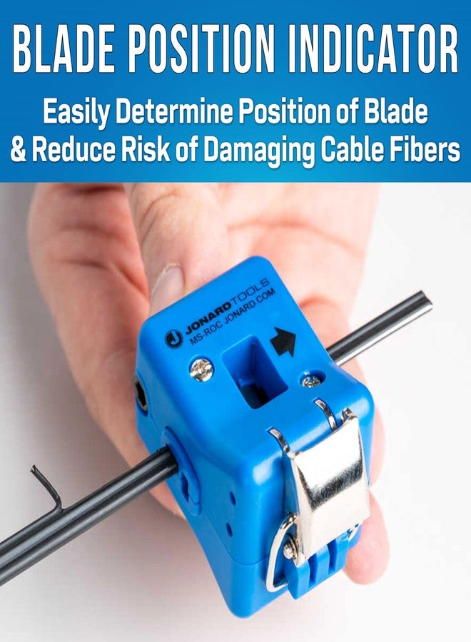 جونارد تولز أداة تقطيع كابلات إسقاط MS-ROC من Jonard Tools مع أخدودين، 4.2 مم، 5.5 مم - Image 3