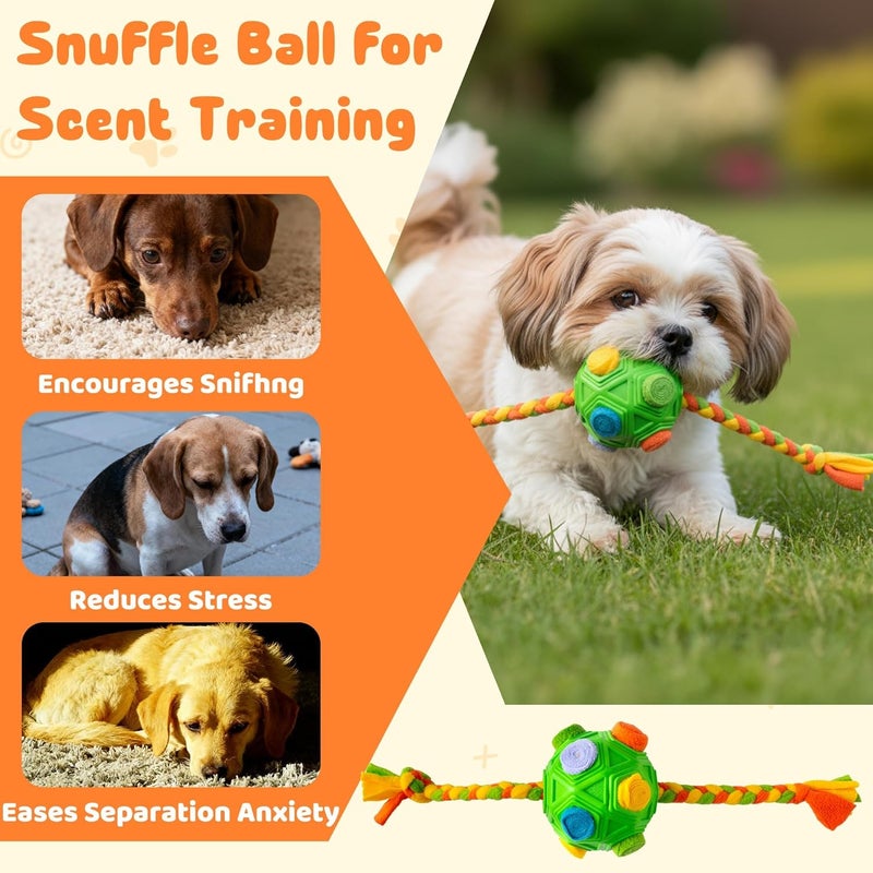 KASTWAVE Interactive Dog Puzzle Toys– Interactive Treat Hiding Slow Feeder Toy, Pet Brain Stimulation Puzzle, Enrichment for Natural Foraging Skills Training (Green) - Image 5