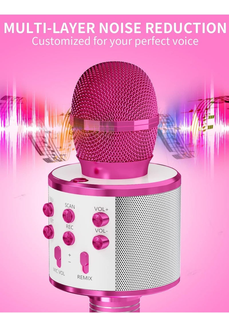 Generic Advanced Multifunctional Wireless Bluetooth Portable Karaoke Singing Microphone Speaker  - Image 3