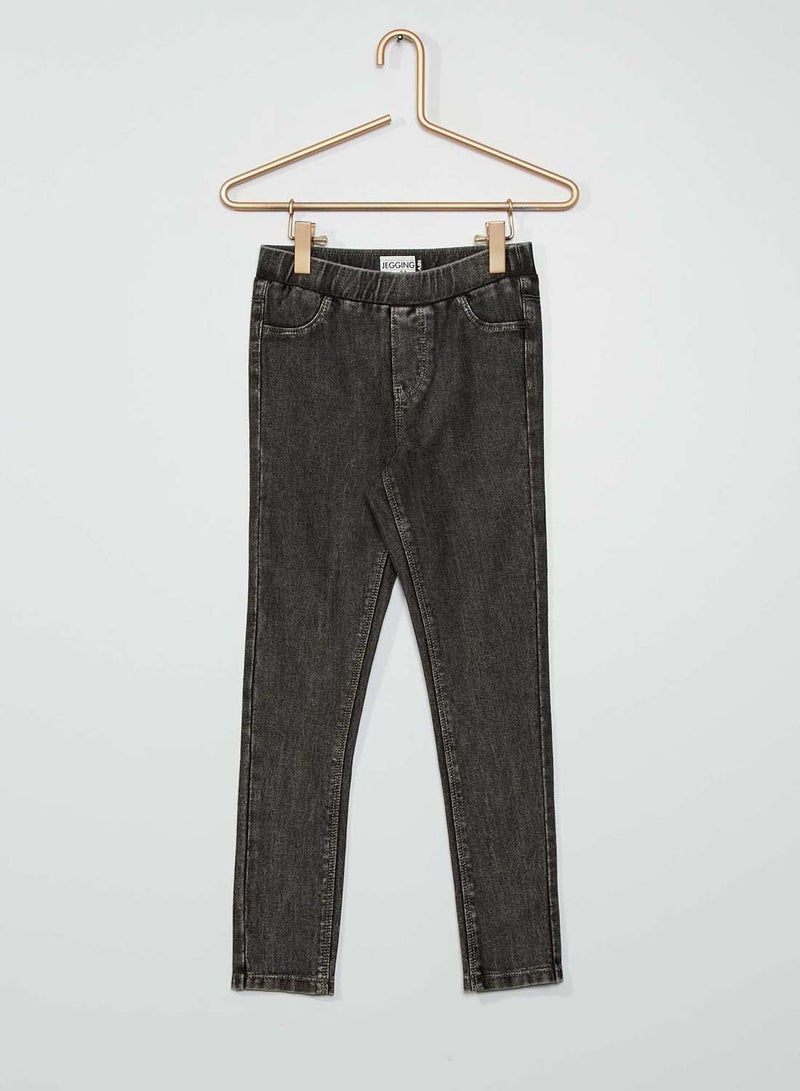 Kiabi stretch-jeggings-grey - Image 1