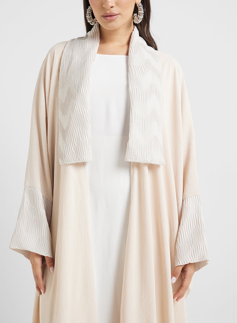 hayas closet Embroidered Flared Sleeve Abaya - Image 3