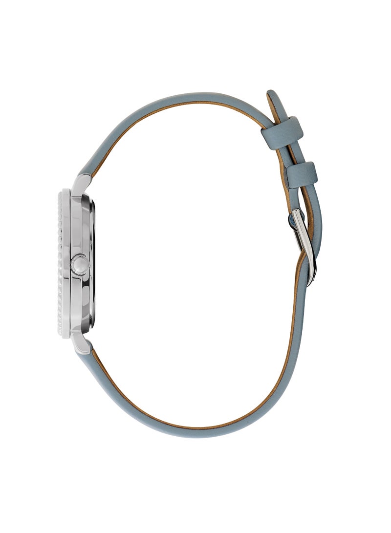 OLIVIA BURTON ROUND ANALOG WOMEN'S SILVER WHITE CASE WATCH - 24000163 - Image 4