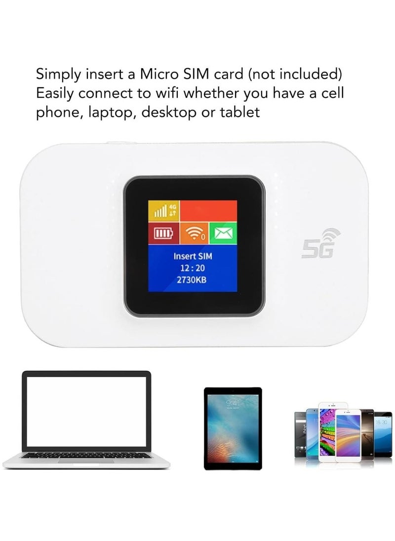 Generic - 5G Mobile WiFi Router High Speed Portable Wireless Hotspot for Travel, Home, And Remote Work - Image 1