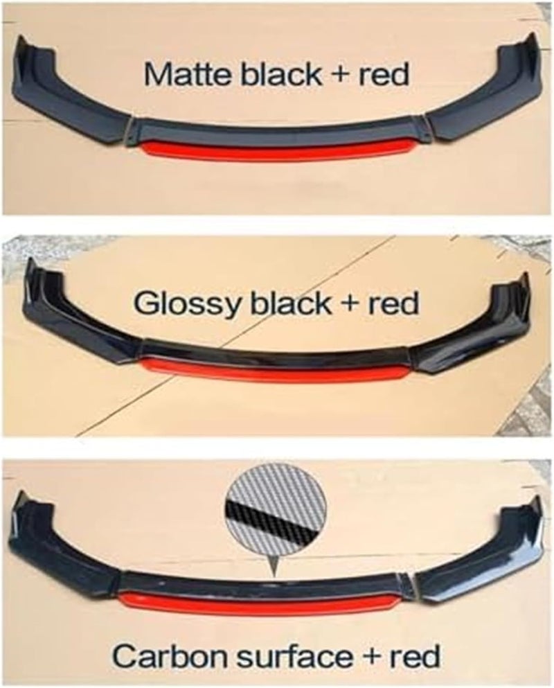 Wivplex Front Bumper Spoiler Splitter for Hyundai Sonata 2015-2017 - Image 5