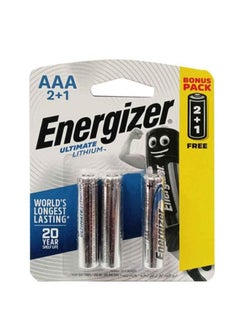 Energizer Ultimate 1.5V AAA Lithium Battery (Pack of 3)