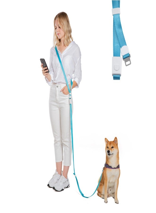 SVD.PET 4-in-1 Hands Free Dog Leash, Versatile Crossbody Dog Leash with Easy Release Buckle, Adjustable Waist Fit for Walking, Jogging and Running Your Pet (Sky Blue) - Image 1