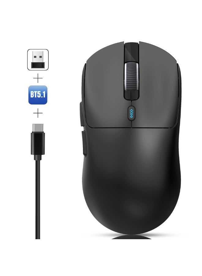 إتش إكس إس جيه T68 ماوس ألعاب T68 خفيفة الوزن ، 3311 من سبعة مفتاح قابلة للبرمجة ، 6 نقطة في البوصة قابلة للتعديل حتى 12000 - Image 1