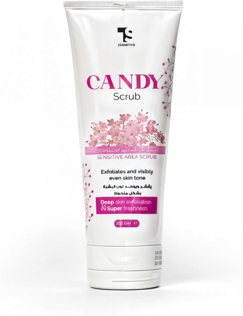 Ts Cosmetics Candy Scrub For Sensitive Area 200 G
