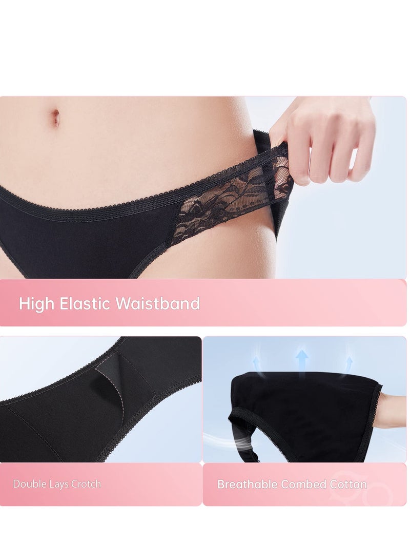16 Pcs Women's Disposable Lace Panties - Elegant Black Briefs for Travel, Hotel, Spa, and Hospital Emergencies (Size L) - Perfect for On-the-Go Comfort and Convenience. - Image 2