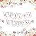 Funmemoir Baby in Bloom Baby Shower Decorations Girl Floral Baby in Bloom Banner PreStrung Flowers Banner for Wildflowers Boho Baby Shower Gender Reveal Birthday Party Supplies - Image 3