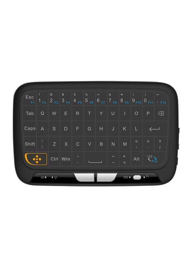 NIBEMINENT Wireless RC-Keyboard Full Touchpad Remote Control For Smart TV Black - Image 1