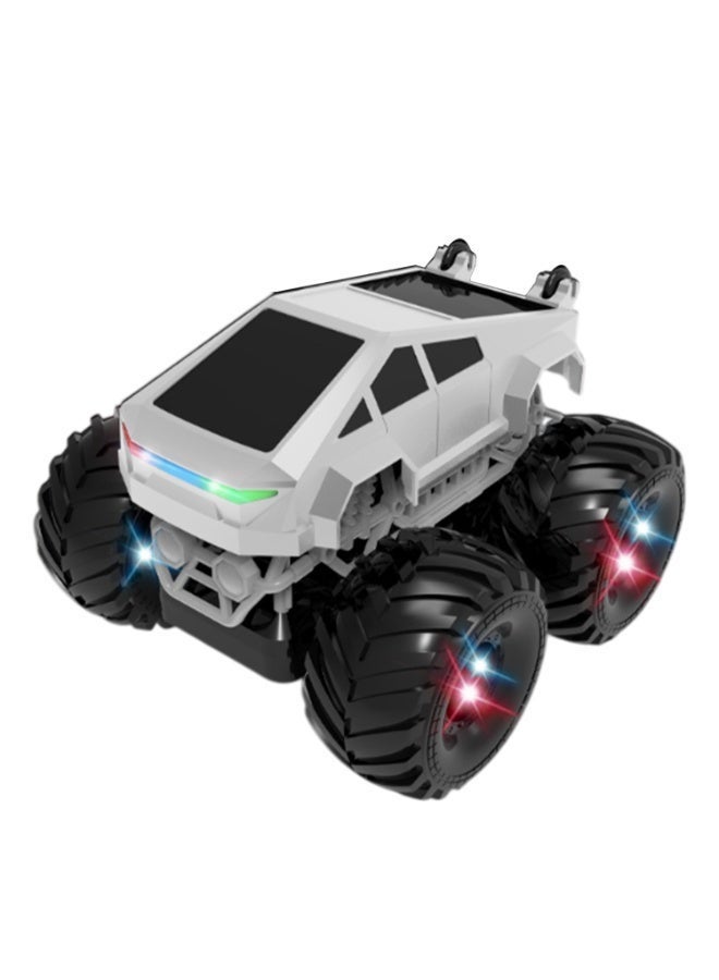 سيارة لعبة سوداء عالية السرعة 4WD للطرق الوعرة تعمل بالتحكم عن بعد للتسلق مع أضواء - Image 1