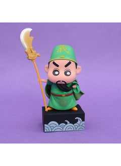Generic Crayon Xiaoxin Guan Gong Xiaoxin Table Gift Handmade Cute Guan Gong Doll Guan Erge Model Ornaments Boxed Wholesale-Color:Xiaoxin Guan Gong  - Image 2