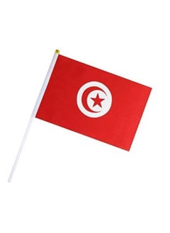 Flag of Tunisia, Tunisian Flag A5 Size, Pack Of 5 Pieces with Stick. - pzsku/ZD8E6D83C057E751DCC0FZ/45/_/1695145742/cc147715-564e-40df-bc79-caa964464d4b