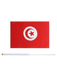 Flag of Tunisia, Tunisian Flag A5 Size, Pack Of 5 Pieces with Stick. - pzsku/ZD8E6D83C057E751DCC0FZ/45/_/1695145743/a86ffbf9-68be-44c3-b170-f06cf71f2bda