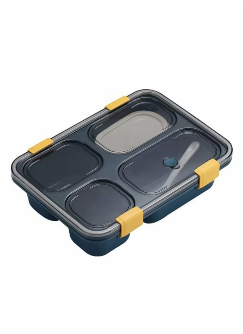 Excefore Bento Box, Leak Proof 4 Compartment Lunch Case Lunch Food Salad Containers Holder with Soup Bowl for Kids and Aldult  - Image 1