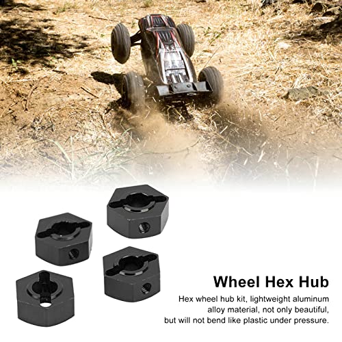 VGEBY RC Hex Hub, 14mm Wheels Extension, Aluminum Alloy Upgrade, Wheel Adapter for 1/10 Scale RC Cars and Custom Upgrades - Image 4