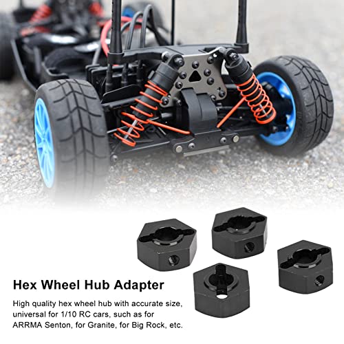 VGEBY RC Hex Hub, 14mm Wheels Extension, Aluminum Alloy Upgrade, Wheel Adapter for 1/10 Scale RC Cars and Custom Upgrades - Image 3