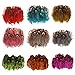MWOOT Crafts Art Coloured Feathers Pack of 180 Mini Pheasant Feathers for DIY Earrings Jewelry Dreamcatcher Making Home Wedding Decorations - Image 3