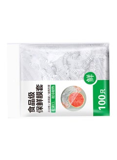 Thoraya 100PCS Plastic Bowl Cover Disposable Comfortable Fresh Keeping Dustproof Food Storage Cover  - Image 2