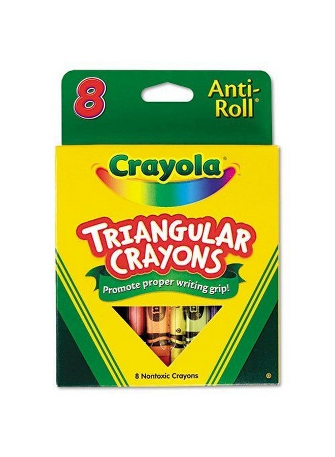 Crayola 20 Pack Crayola Llc Formerly Binney & Smith Crayola Triangular Crayons 8 Count - Image 1
