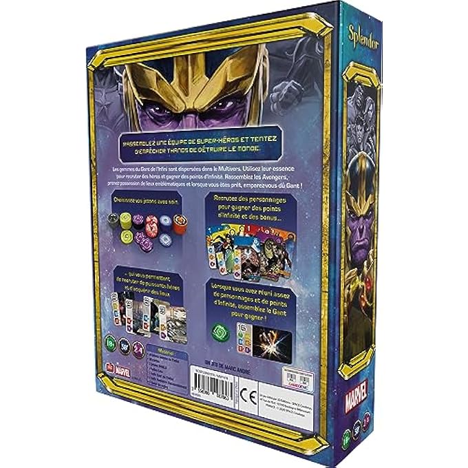 أسمودي لعبة Space Cowboys Splendor Marvel Board للأعمار من 10 2 إلى 4 لاعبين 30 دقيقة - Image 5