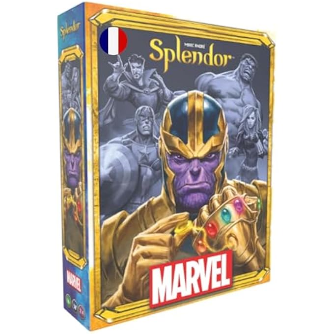 أسمودي لعبة Space Cowboys Splendor Marvel Board للأعمار من 10 2 إلى 4 لاعبين 30 دقيقة - Image 1
