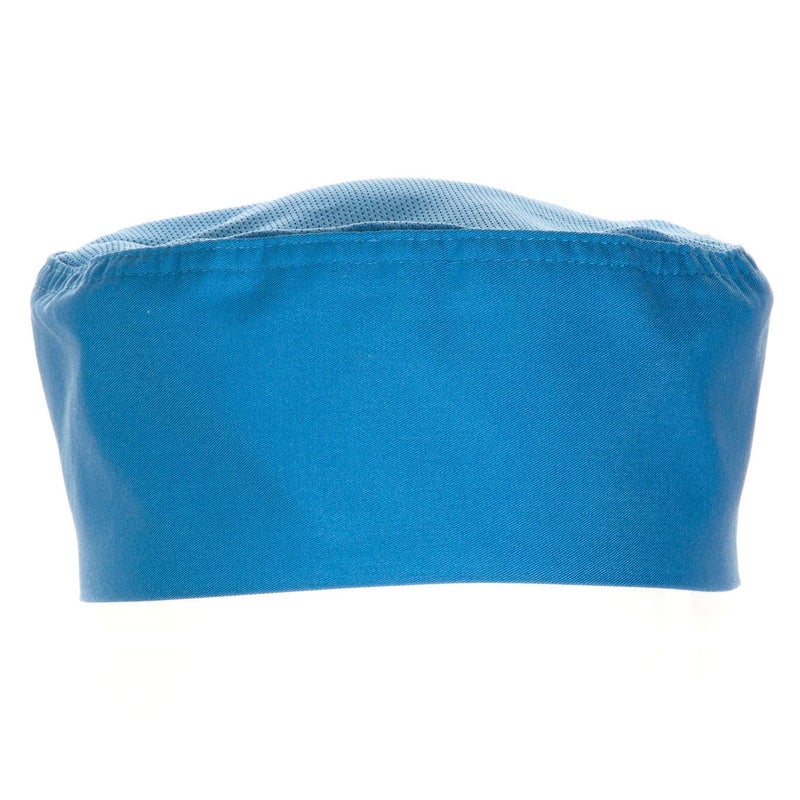 Chef Works Unisex Cool Vent Chef Beanie, Blue, Small/Medium - Image 5