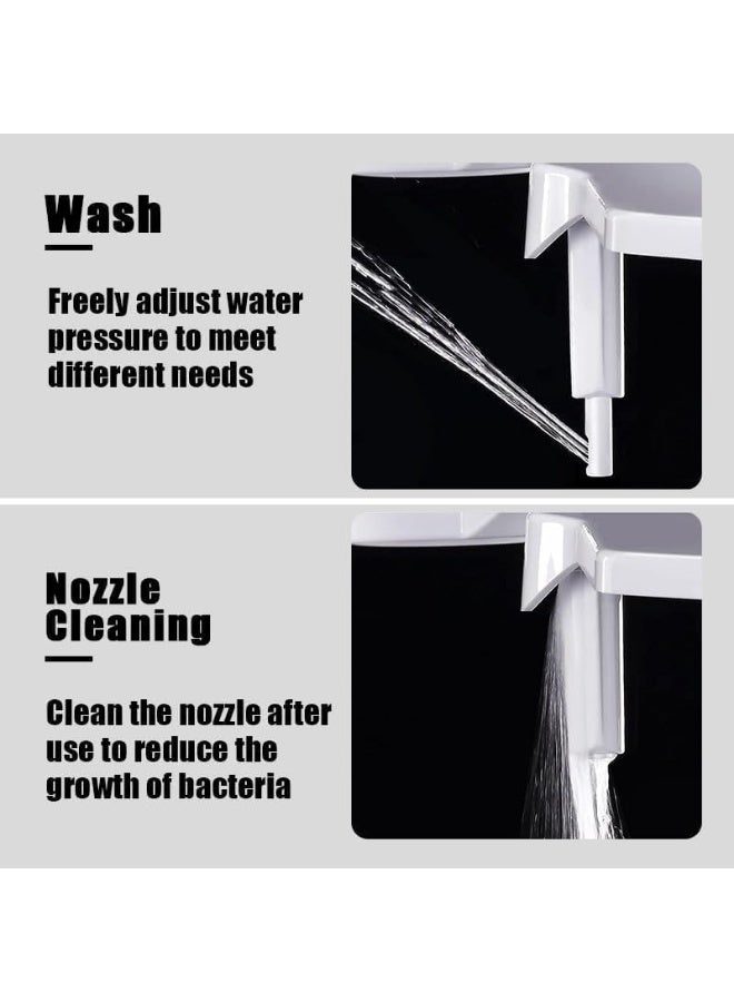 كيلا ملحق بيديه مرحاض غير كهربائي للمياه العذبة مع فوهة تنظيف ذاتية، ومقعد مرحاض للمياه العذبة، وتركيب سهل باليد اليمنى - Image 3